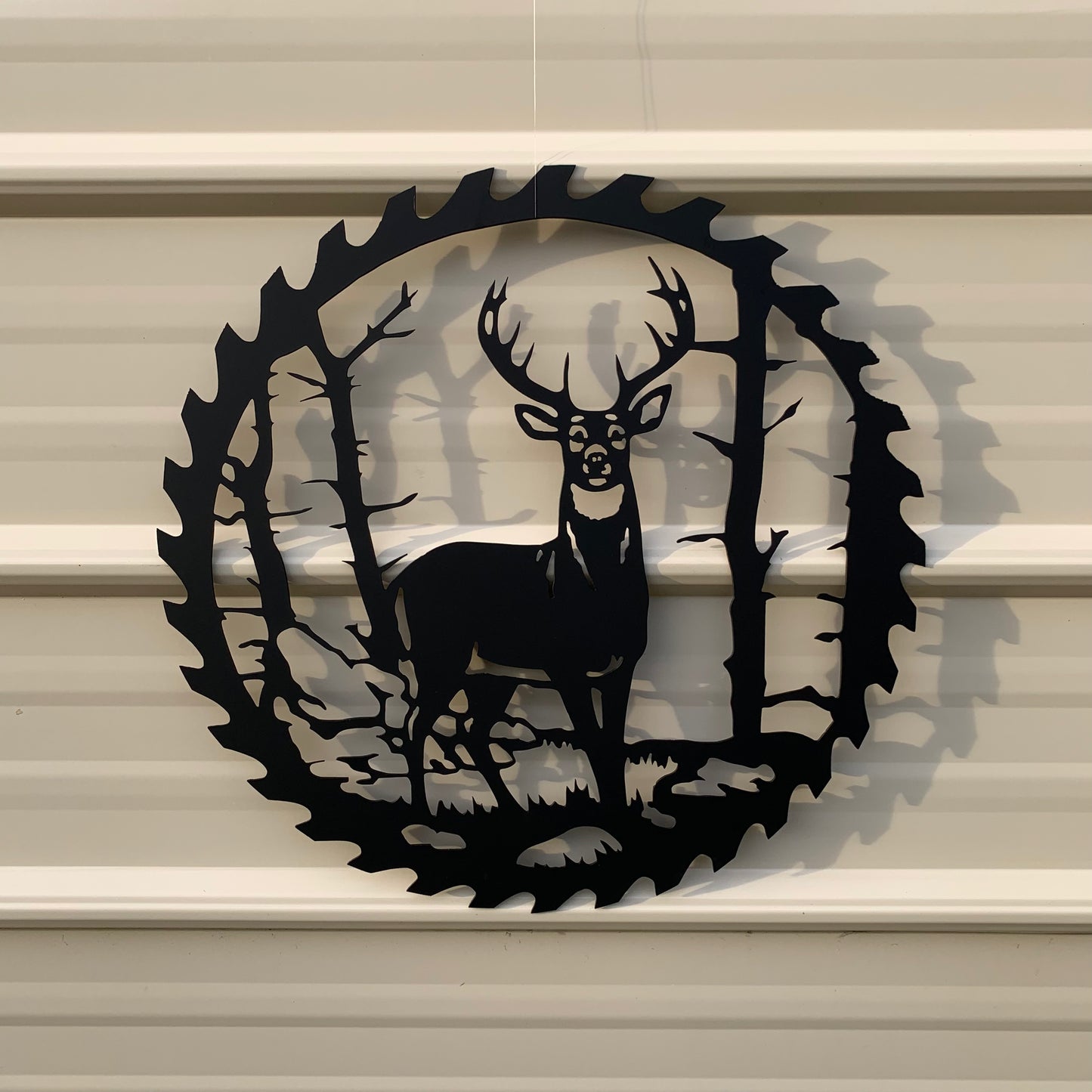 Saw Blade Deer Buck | Metal Wall Art