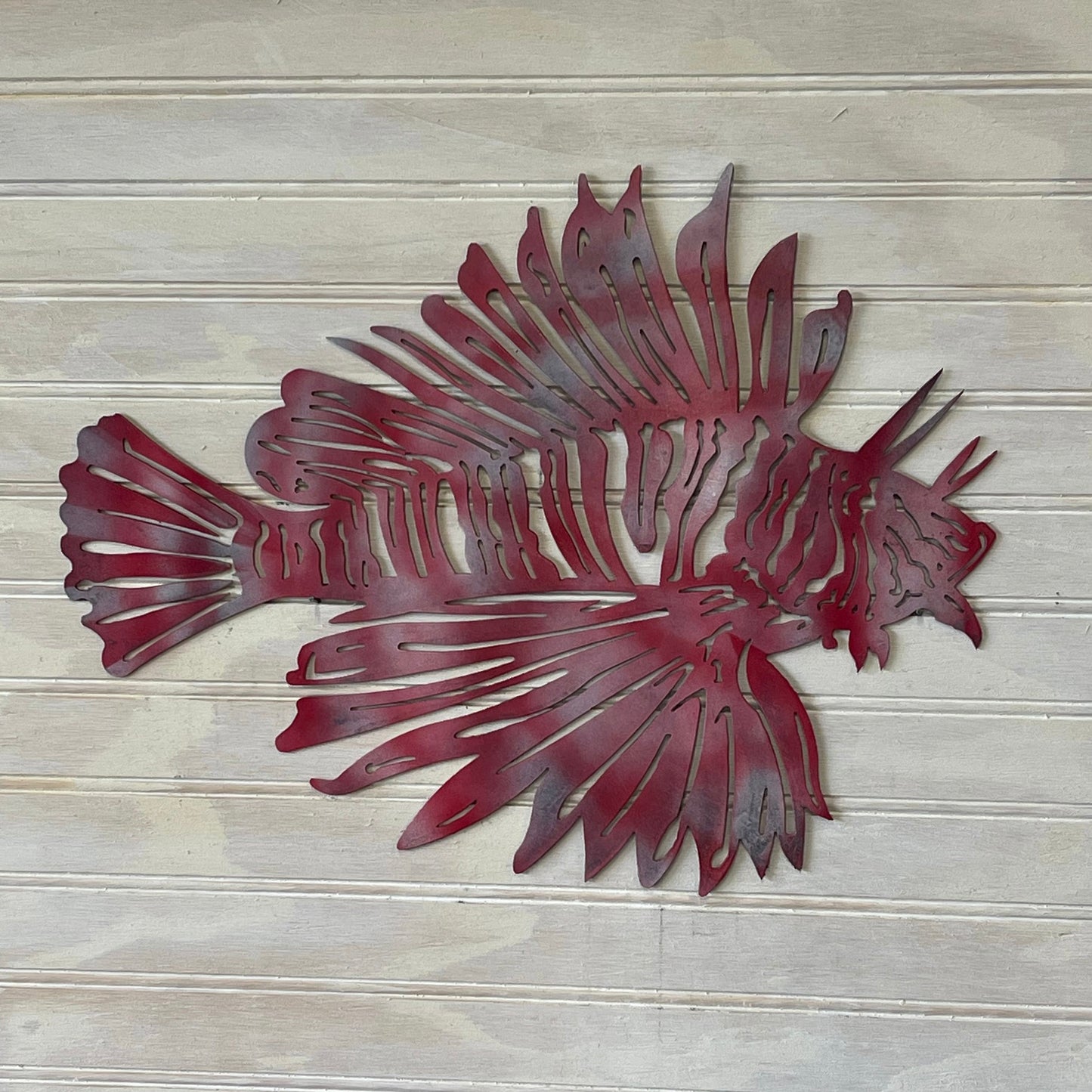 Lionfish | Hand-Painted | Metal Wall Art