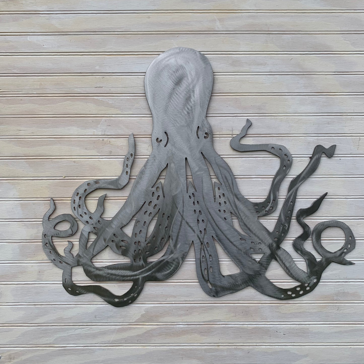 Octopus | Hand-Painted | Metal Wall Art