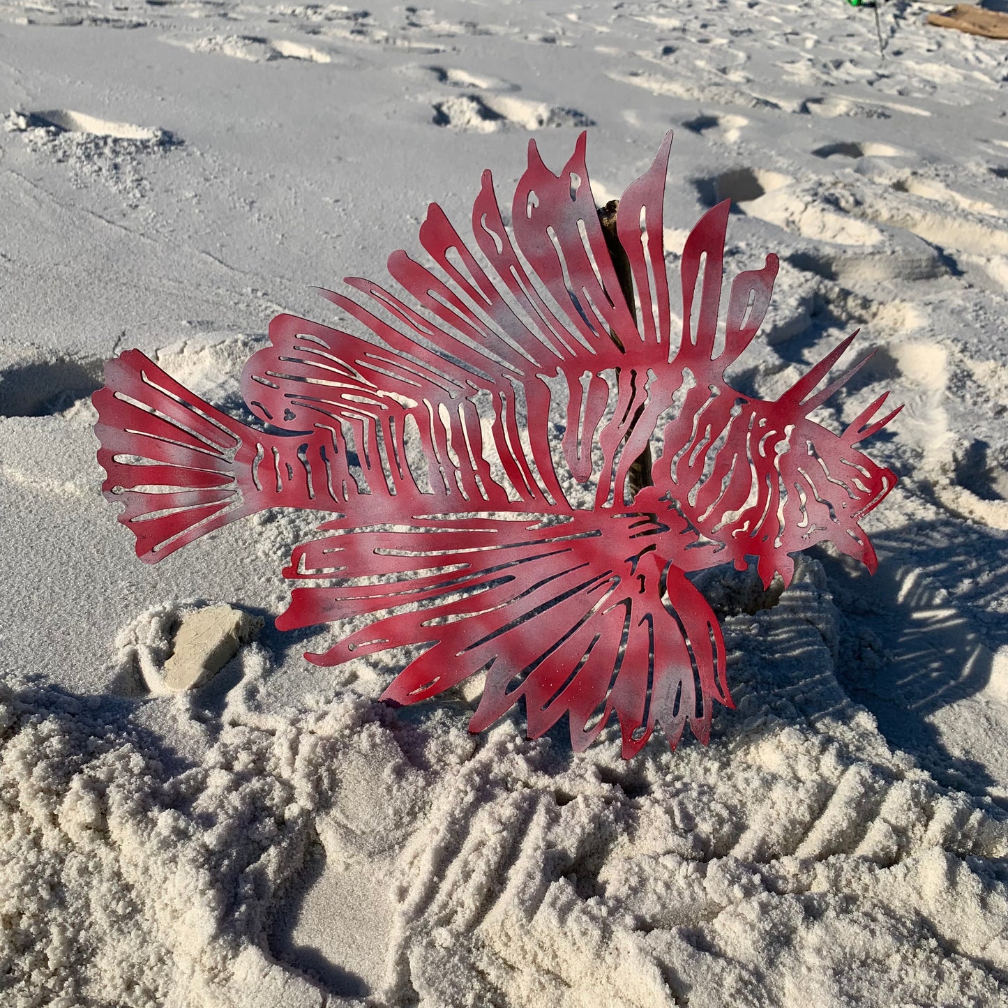 Lionfish | Hand-Painted | Metal Wall Art