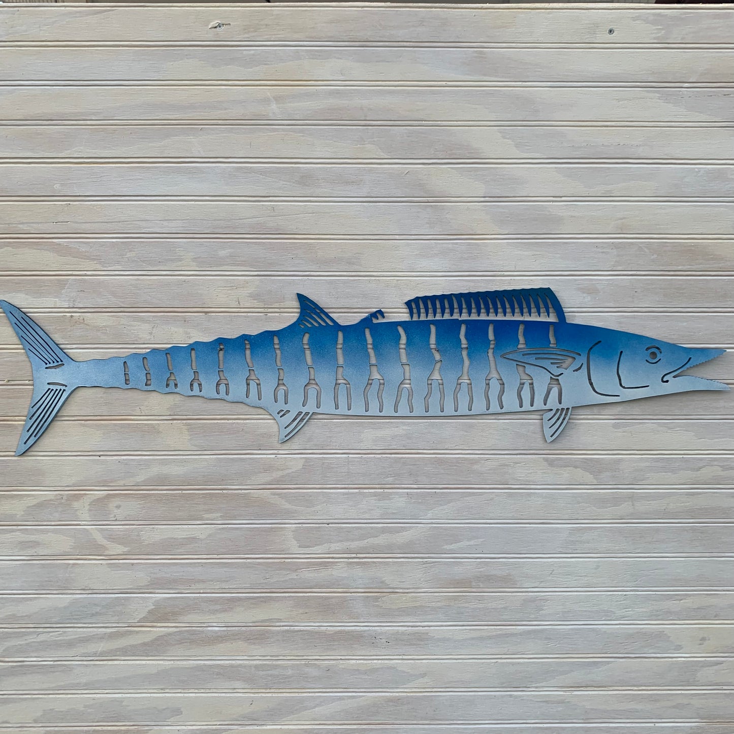 Wahoo | Hand-Painted | Metal Wall Art