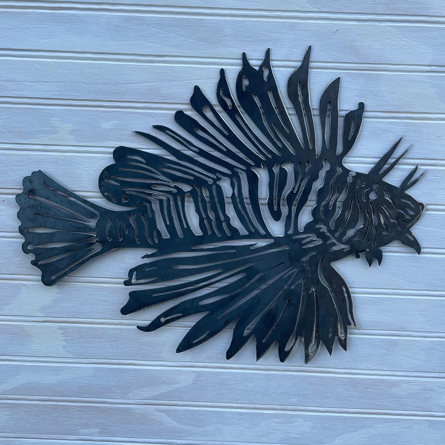 Lionfish | Hand-Painted | Metal Wall Art