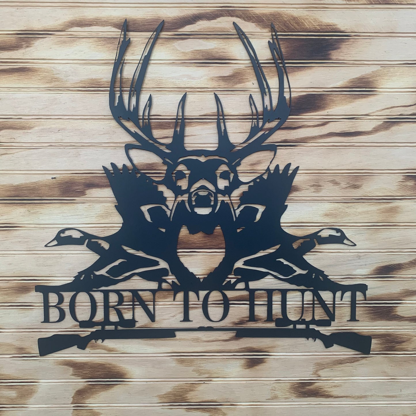 Born To Hunt | Customizable Metal Wall Art