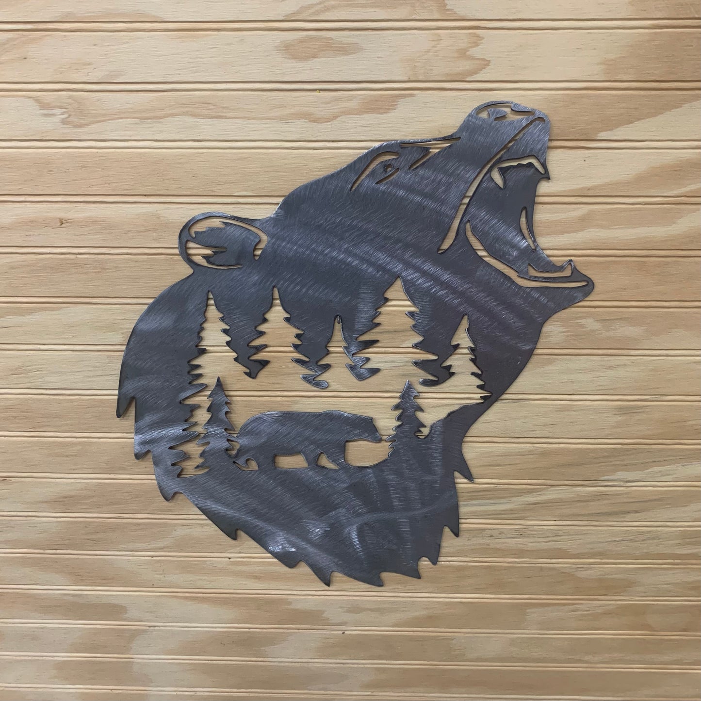 Bear in Bear | Metal Wall Art