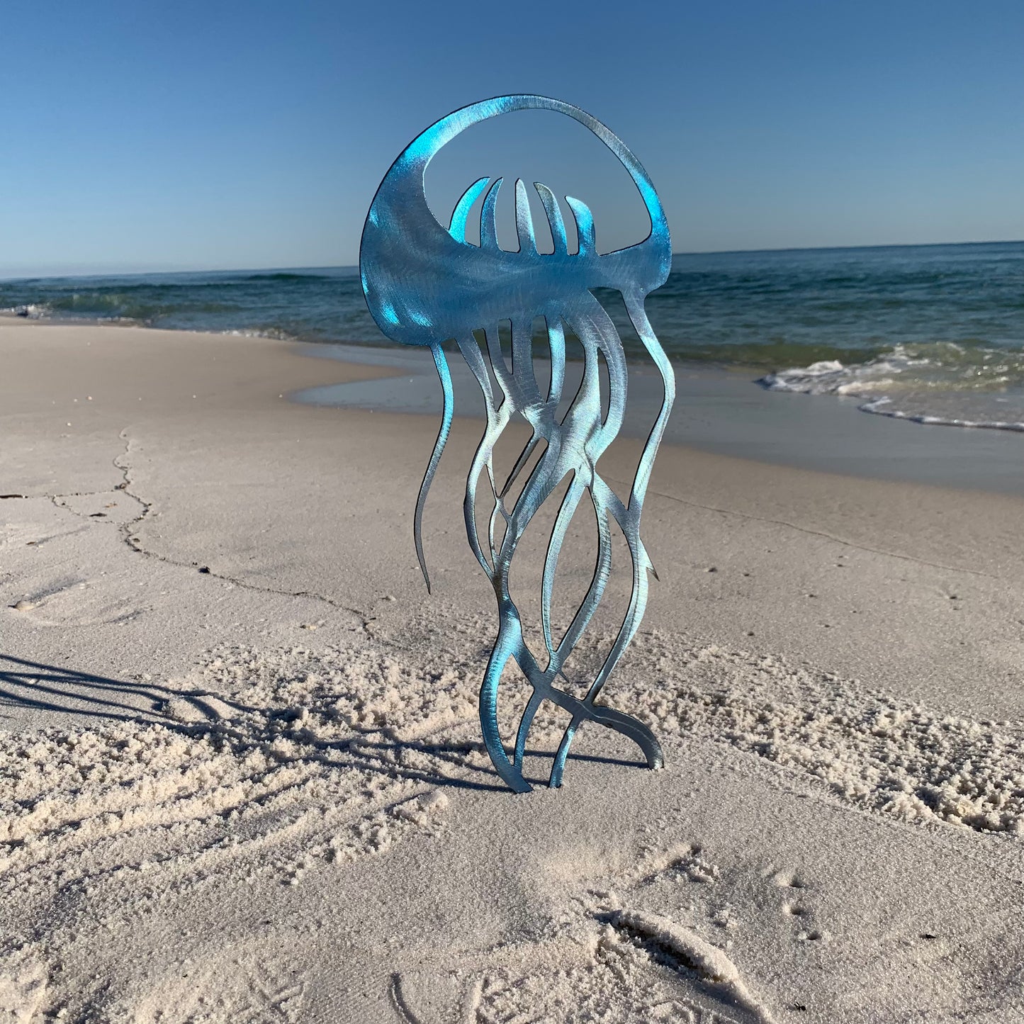 Jellyfish | 3D Effect | Metal Wall Art