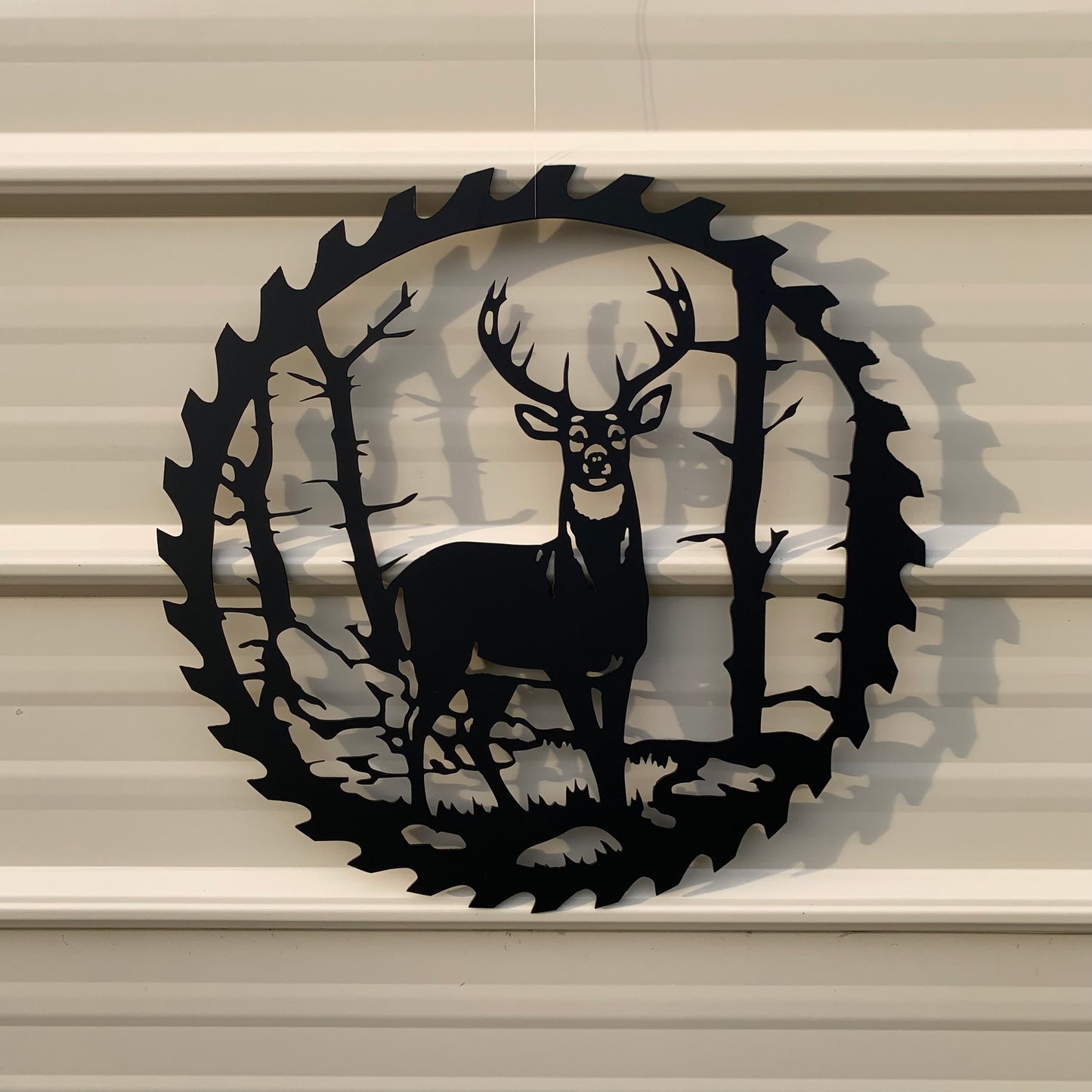 Saw Blade Deer Buck | Metal Wall Art