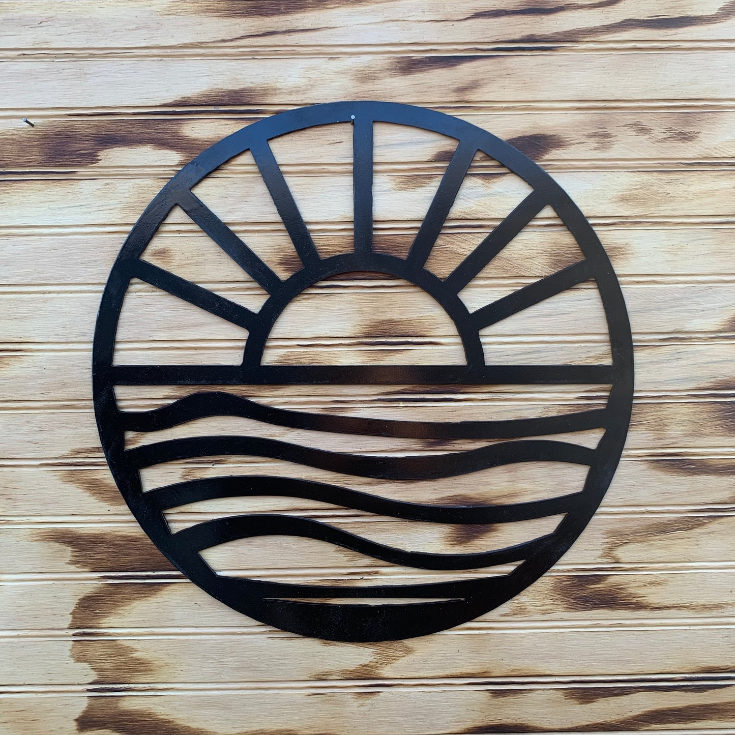 Sunset by the Sea | Metal Wall Art