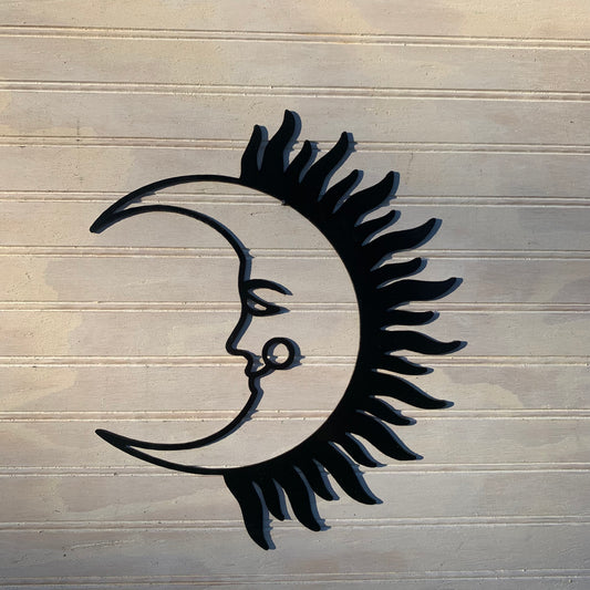 Smiling Moon | Metal Wall Art