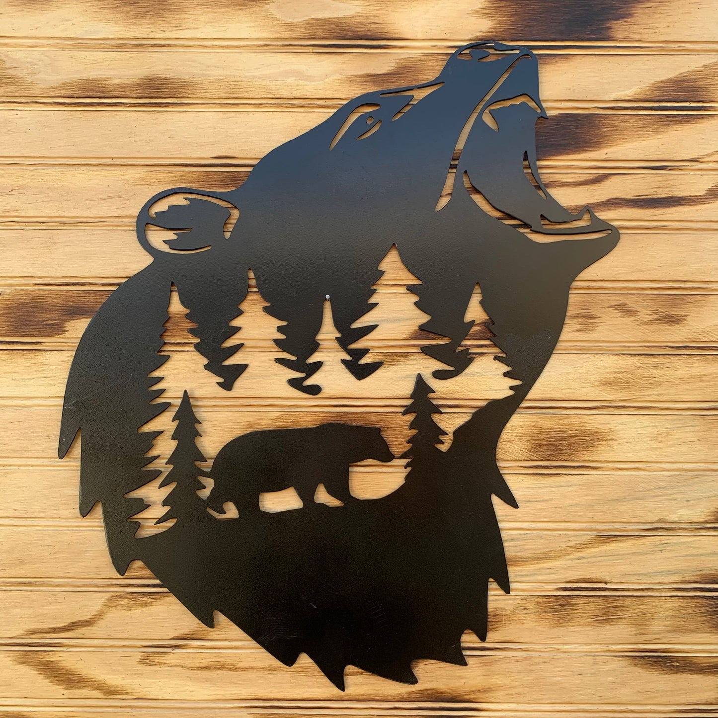 Bear in Bear | Metal Wall Art